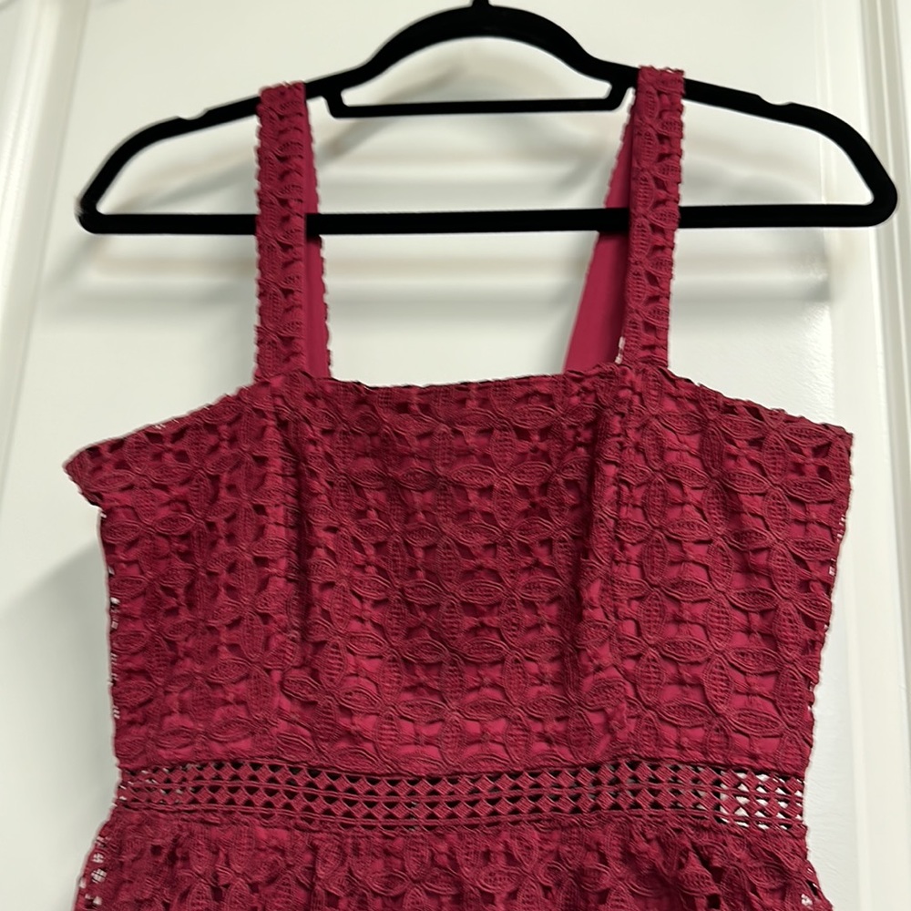 Lulus Crochet Tiered Dress - Picture 4 of 9